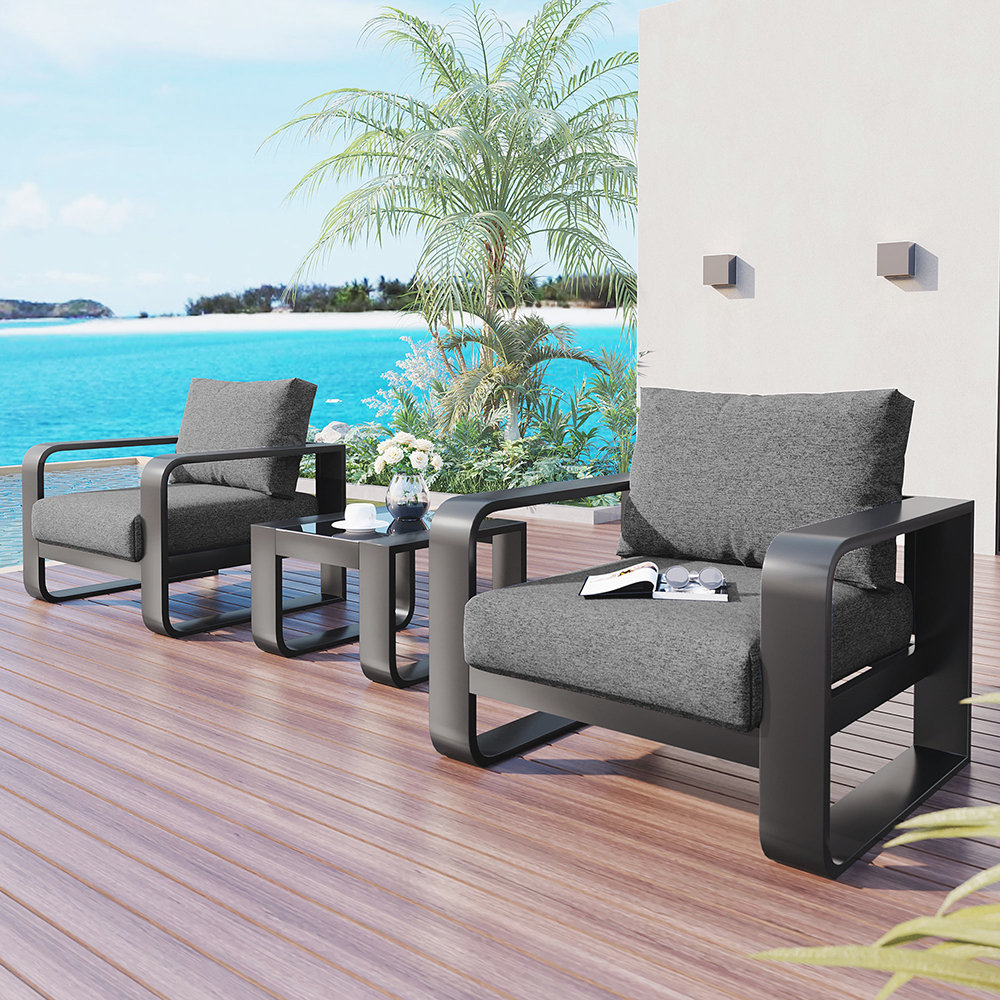 Ivy Bronx Ladanien Person Outdoor Seating Group With Cushions